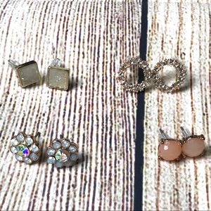 4 Pair Earrings Bundle